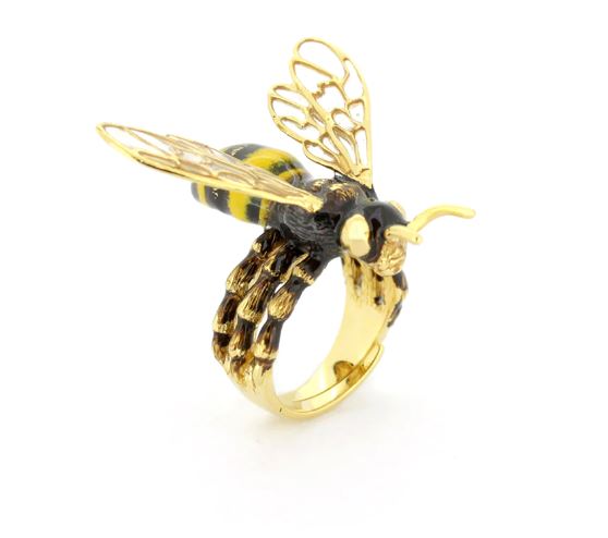Honey Bee Ring Jewelry Good After Nine TH 