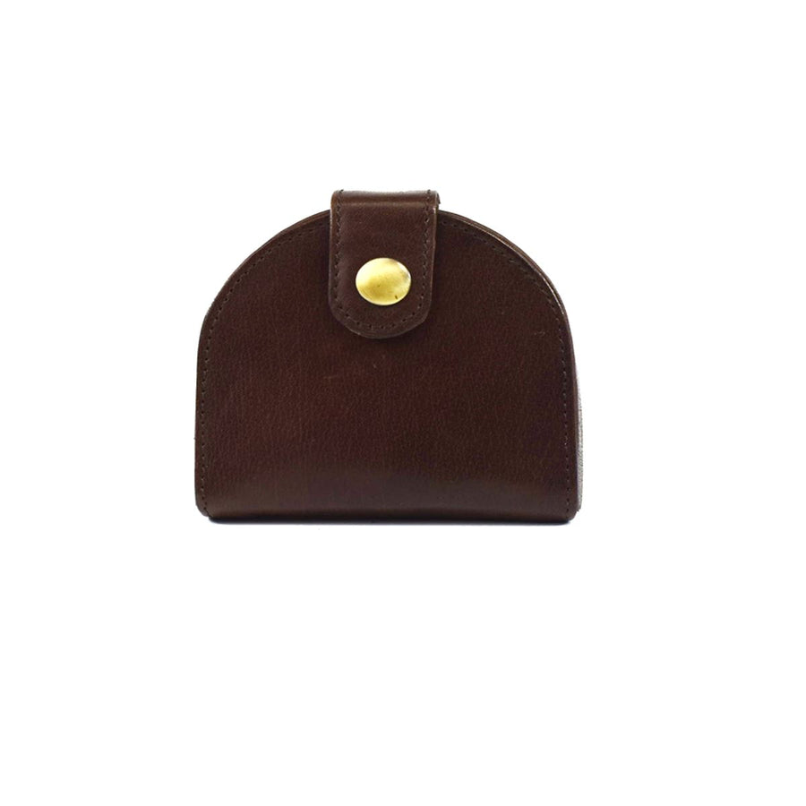 Horseshoe Leather Coin Holder Coin Wallet Oran Brown 