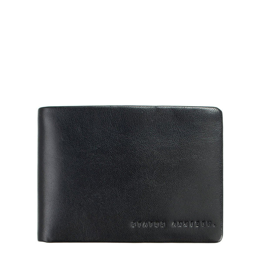 Jonah Leather Wallet Wallet Status Anxiety Black 