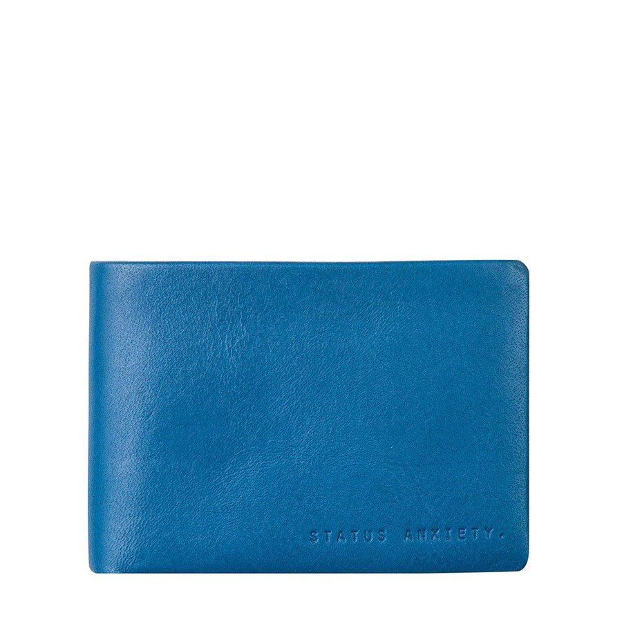 Jonah Leather Wallet Wallet Status Anxiety Blue 
