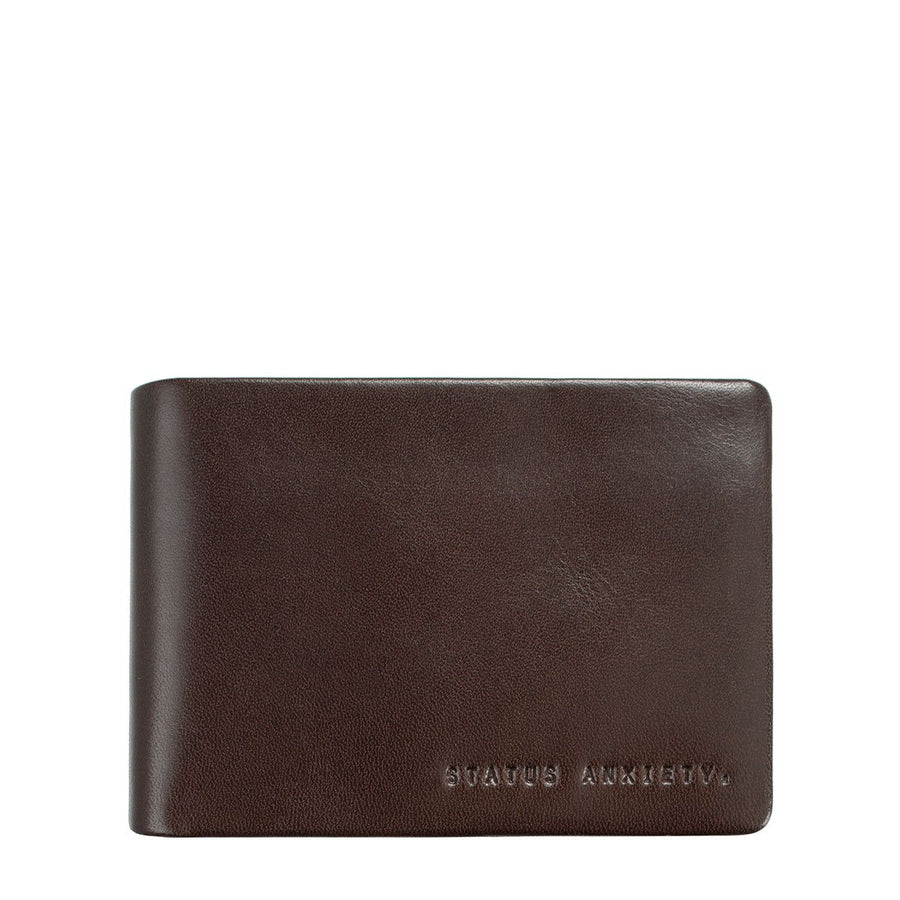 Jonah Leather Wallet Wallet Status Anxiety Chocolate 