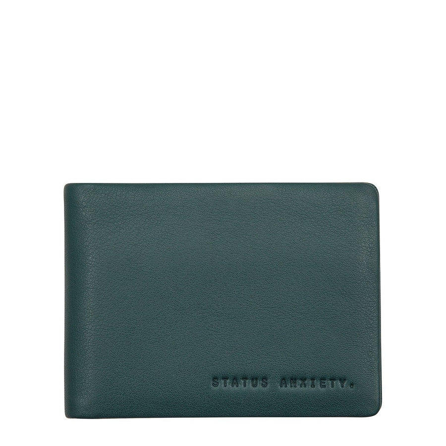 Jonah Leather Wallet Wallet Status Anxiety Teal 