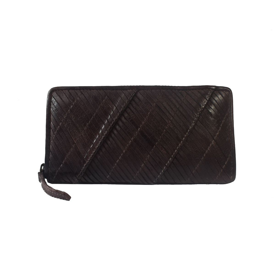 Kendra Leather Zip-Around Wallet Wallet Oran 