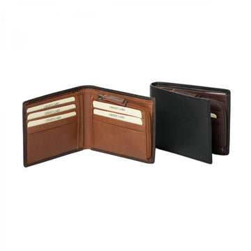 Kingston Leather Wallet Wallet Oran Black/Brown 