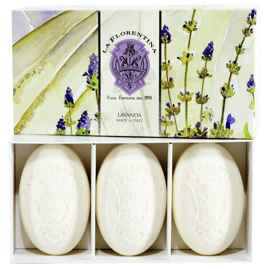 La Florentina Italian Soap Gift Box Personal Care Italian Luxury Group Lavender 