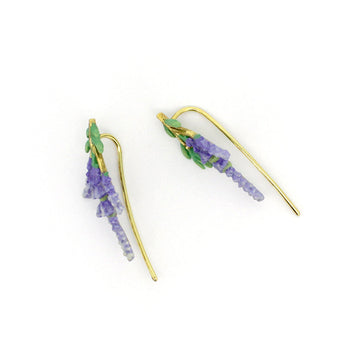 Lavender Earrings Good After Nine TH 