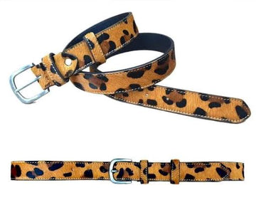 Leopard Leather Belt Belt Oran 