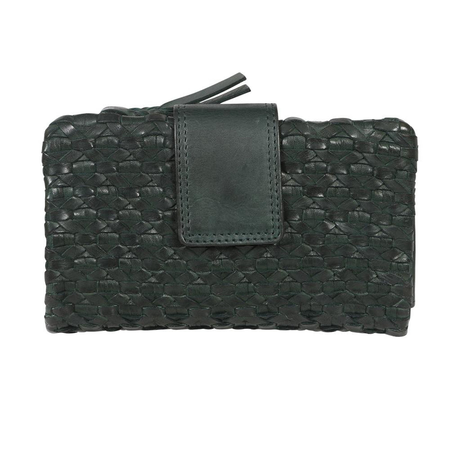 Lilah Leather RFID Wallet Wallet Modapelle Emerald 