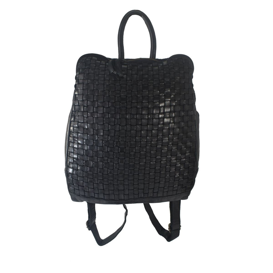 Lima Leather Backpack Backpack Oran Black 