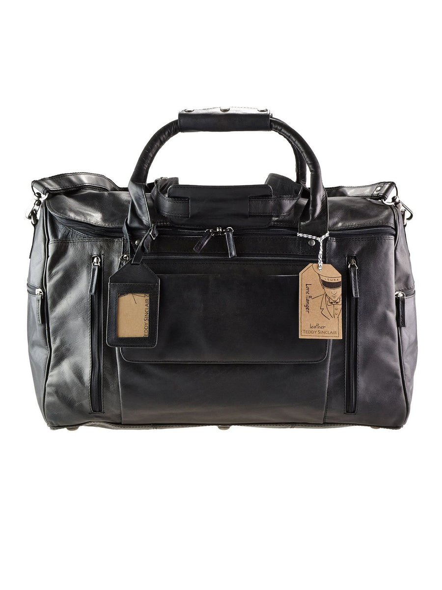 Lone Ranger Leather Travel Bag Travel Bag Oran Black 