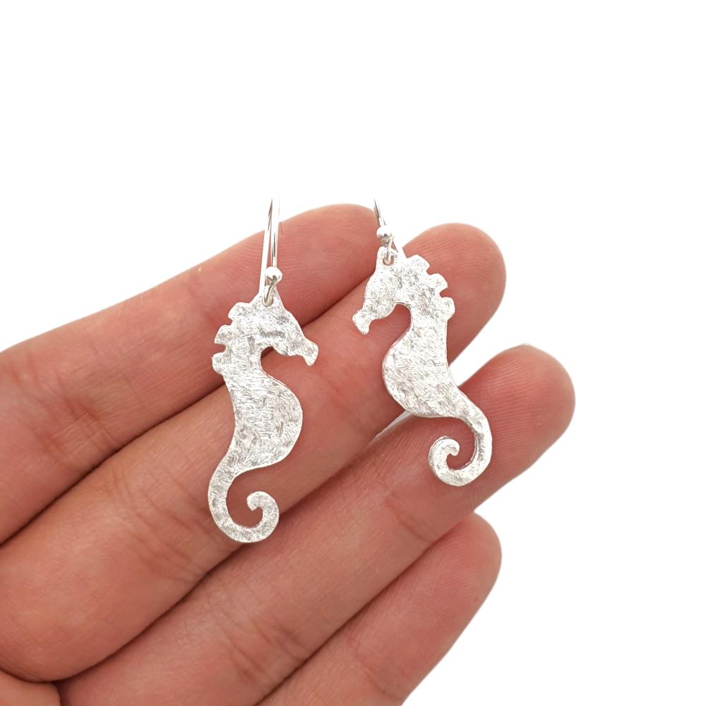 Elli Orecchini Donna In Argento 925 Con Conchiglia, Stella Marina E Cavalluccio – Set Estate Spiaggia