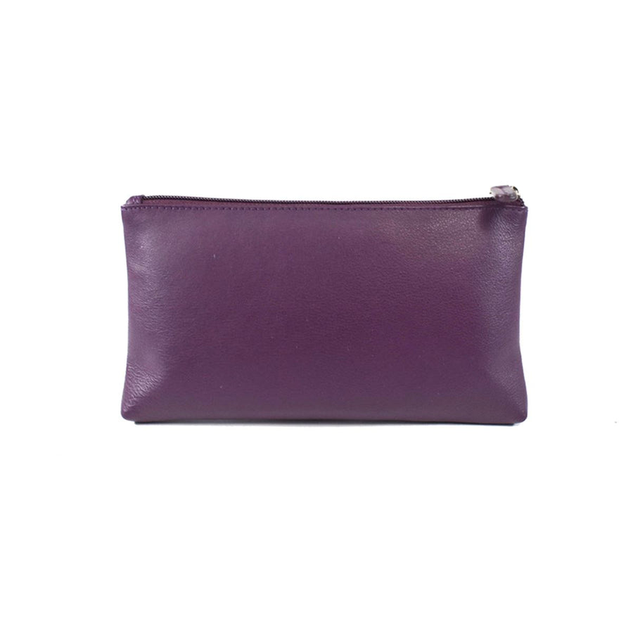 Makeup Case in Leather Bag Oran Purple 