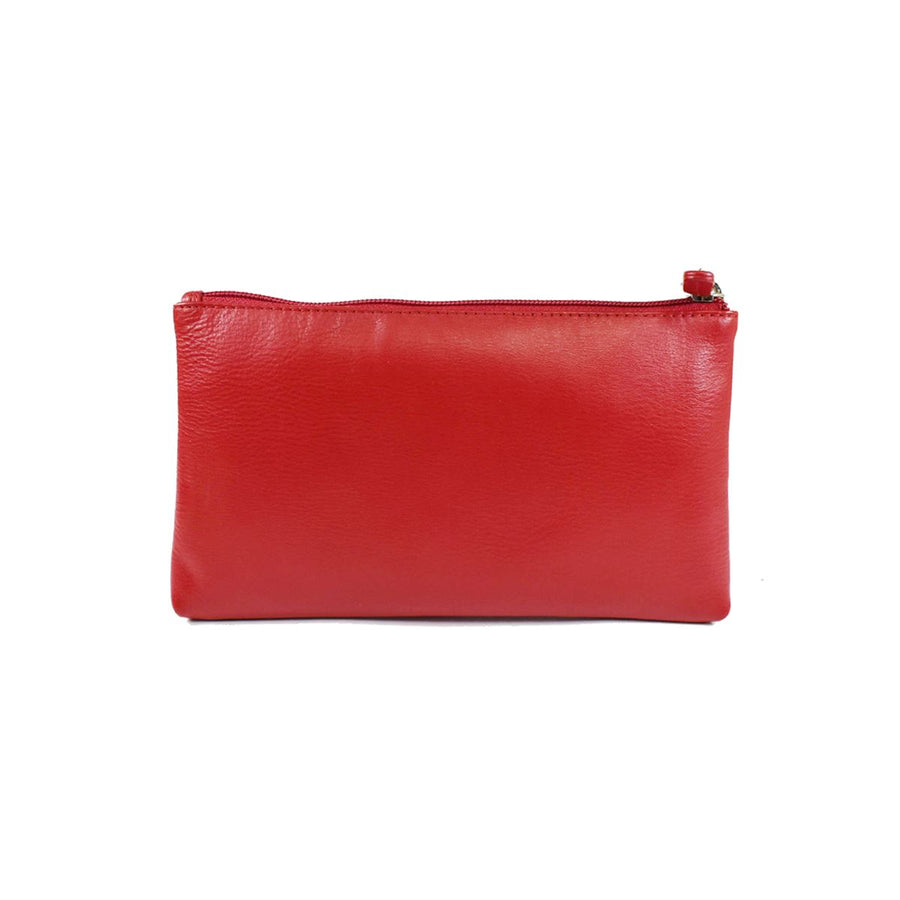 Makeup Case in Leather Bag Oran Red 