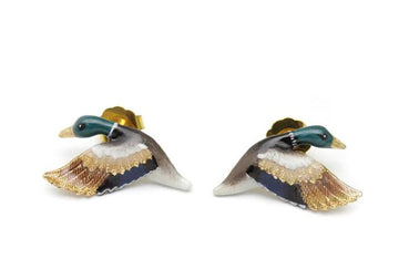 Mallard Duck Earrings Jewelry Good After Nine TH 