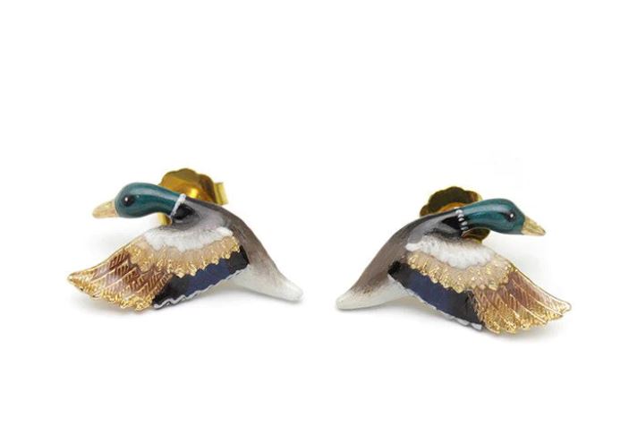 Mallard Duck Earrings Jewelry Good After Nine TH 