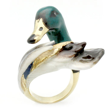 Mallard Duck Ring Jewelry Good After Nine TH 