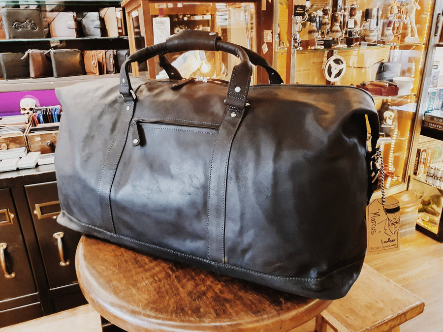 Marcus Leather Travel Bag Travel Bag Oran 