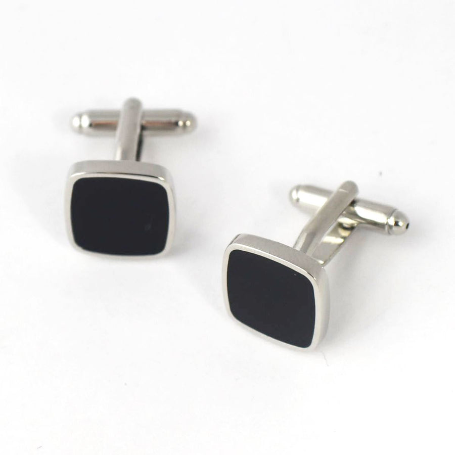 Men's Cufflinks #3 Teddy Sinclair Austere black 