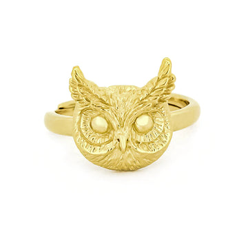 Merry Great Horn Owl Ring Jewellery Good After Nine TH 