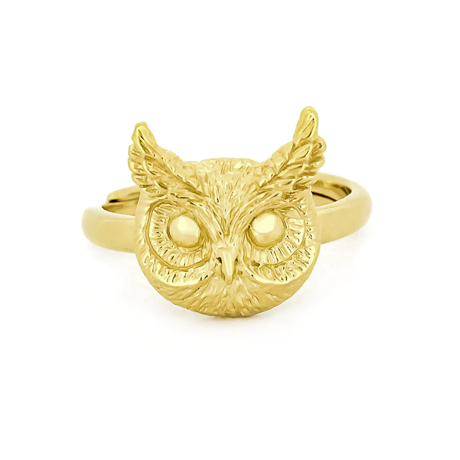 Merry Great Horn Owl Ring Jewellery Good After Nine TH 