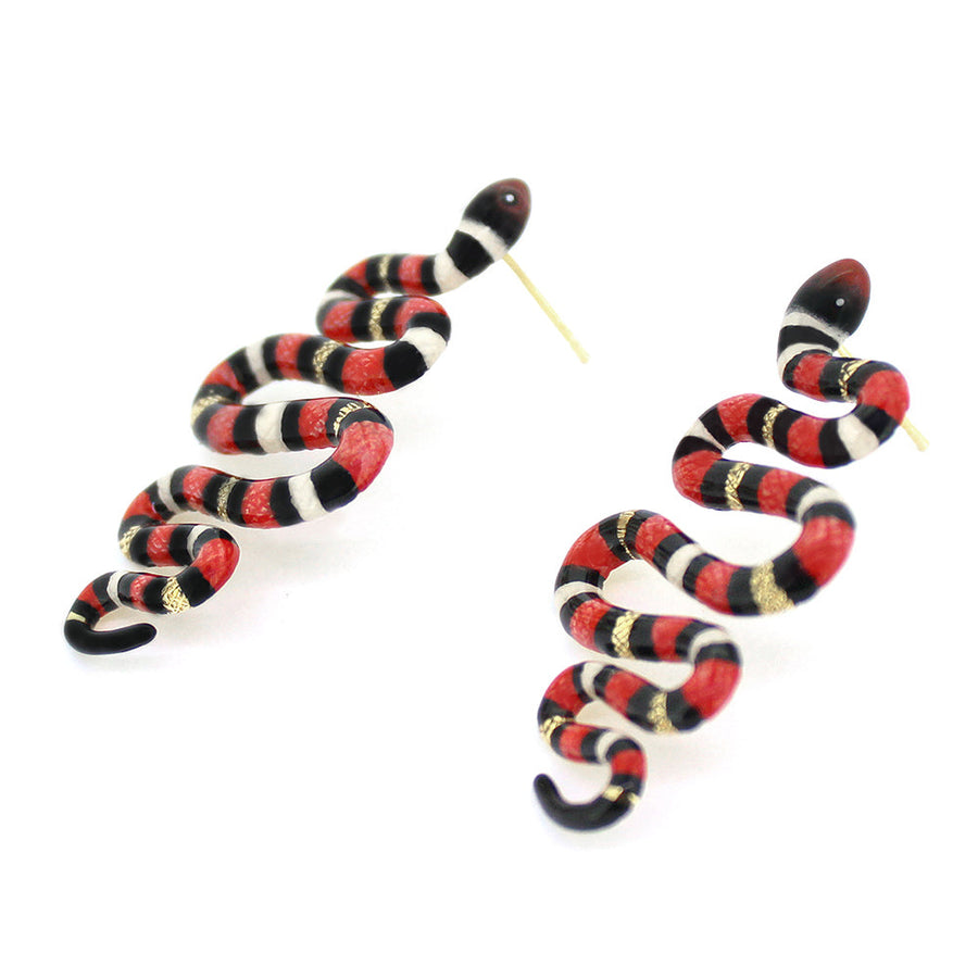 Milk Sea Snake Earrings Good After Nine TH 