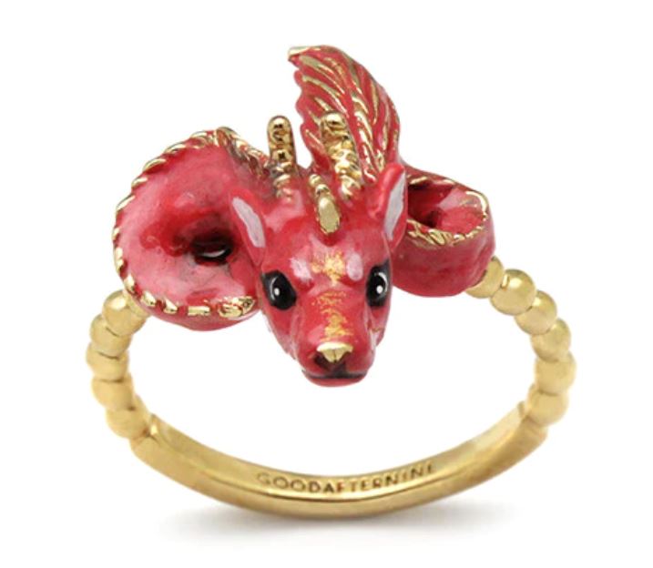 Mini Dragon Ring Jewelry Good After Nine TH 