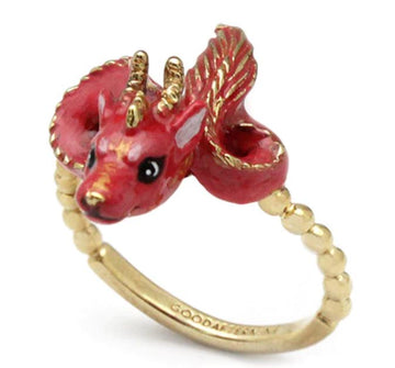 Mini Dragon Ring Jewelry Good After Nine TH 