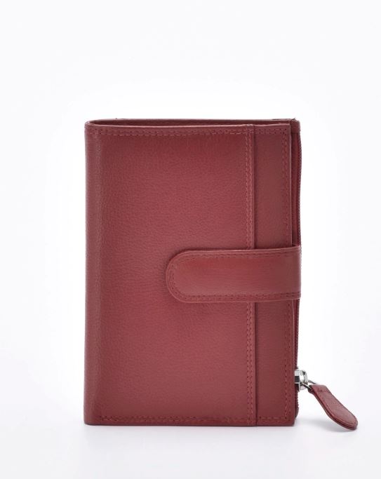 Morriset Leather Wallet Wallet Gabee Red 