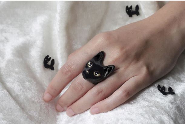 Nile Cat Ring Jewelry Good After Nine TH 