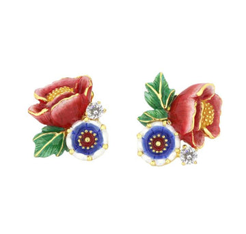 Orient Romance Tiger Butterfly Stud Earrings Good After Nine TH 