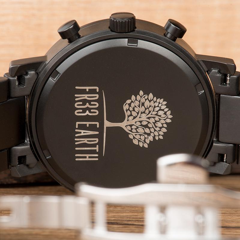 Ovo N Dark Wooden Watch Watch Fr33 Earth 
