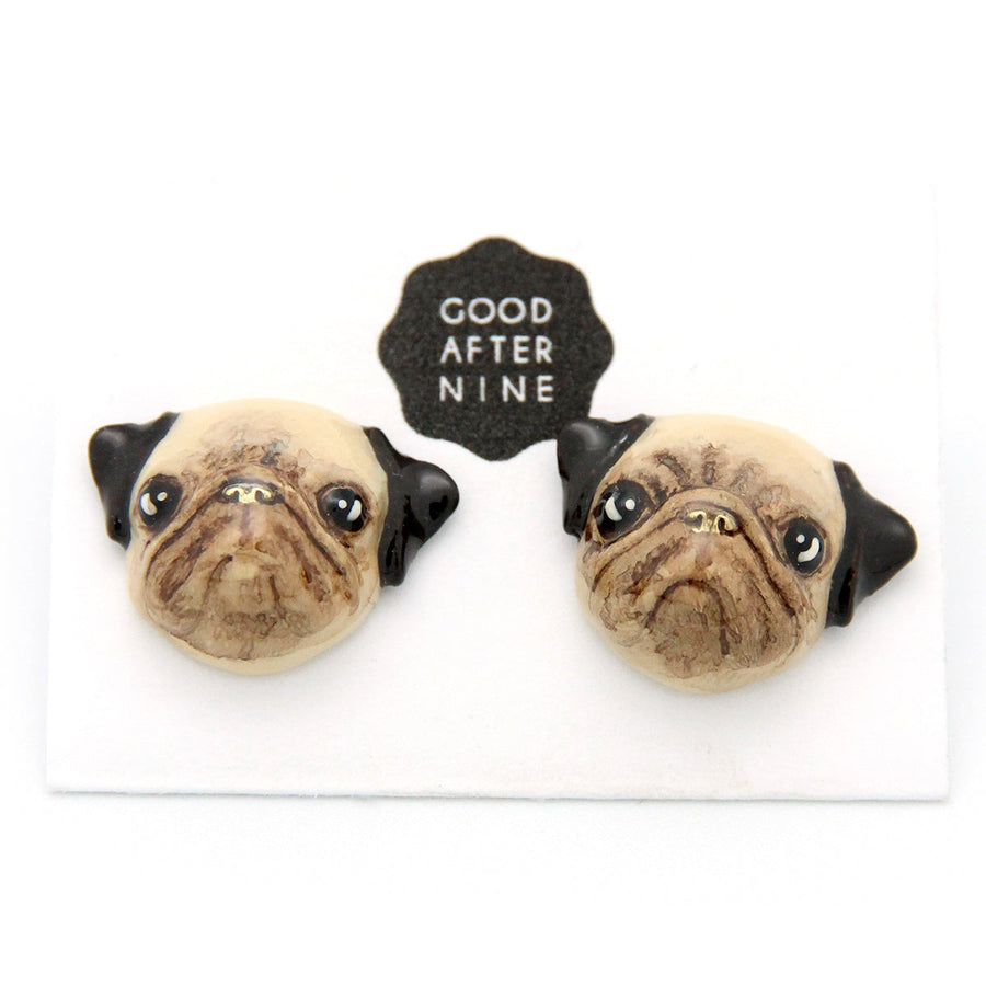 Pig The Pug Earrings Good After Nine TH 