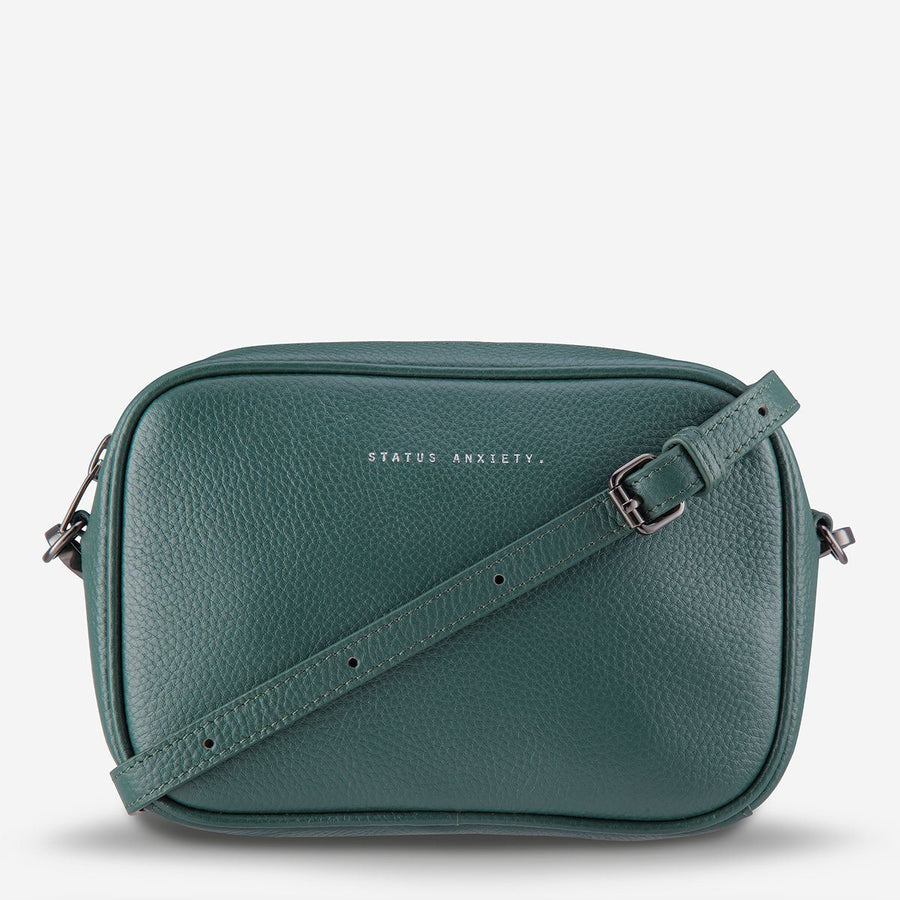 Plunder Leather Cross-Body Bag Bag Status Anxiety Green 