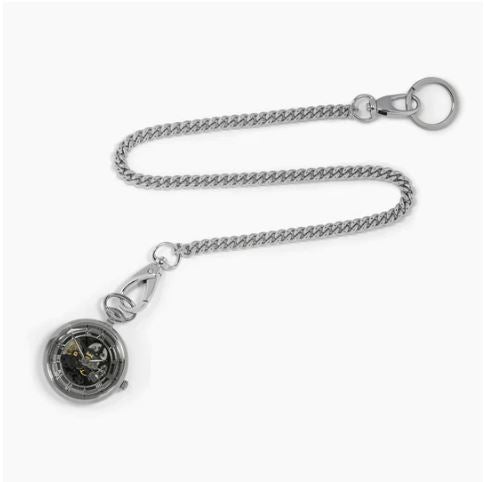 Pocket Watch with Silver Plating by Tateossian Men's Jewellery Cudworth 