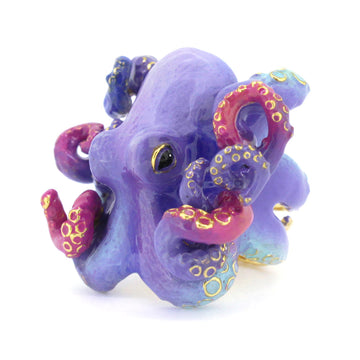 Purple Octopus Ring Jewelry Good After Nine TH 