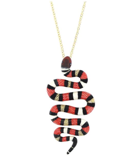 Red Milk Snake Necklace Good After Nine TH 