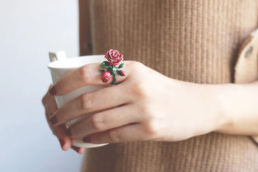 Rose Ring Jewelry Good After Nine TH 