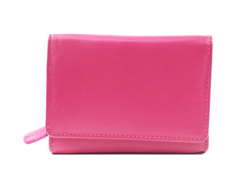 Ruby Leather Wallet Wallet Oran Pink 