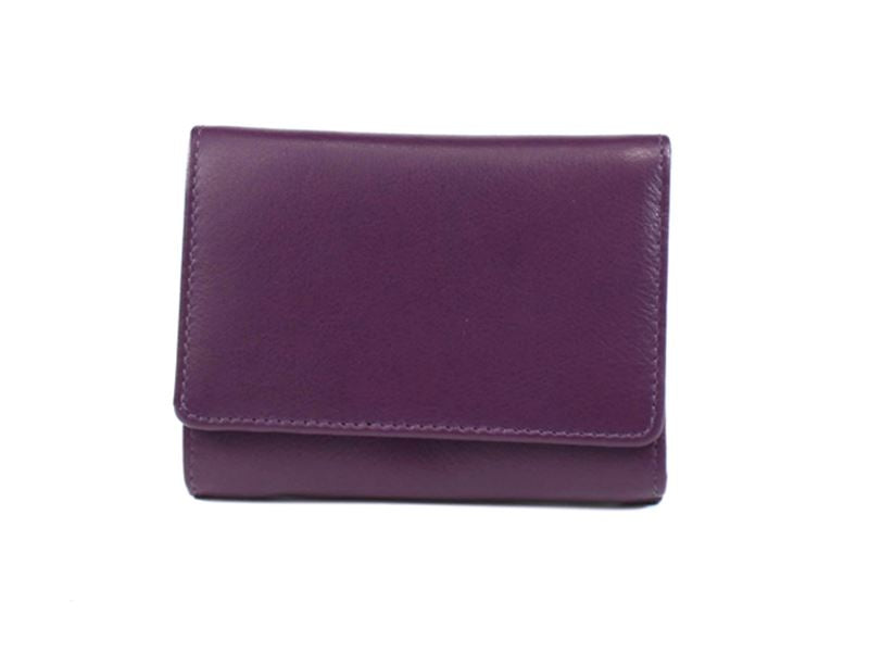Ruby Leather Wallet Wallet Oran Purple 