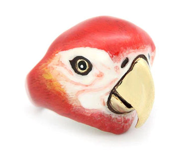 Scarlet Macaw Ring Jewelry Good After Nine TH 