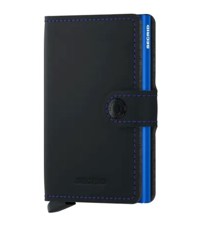 Secrid Miniwallet Matte Wallet Design Mode International Black-Blue 