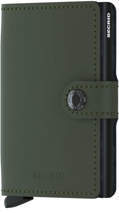 Secrid Miniwallet Matte Wallet Design Mode International Green-Black 