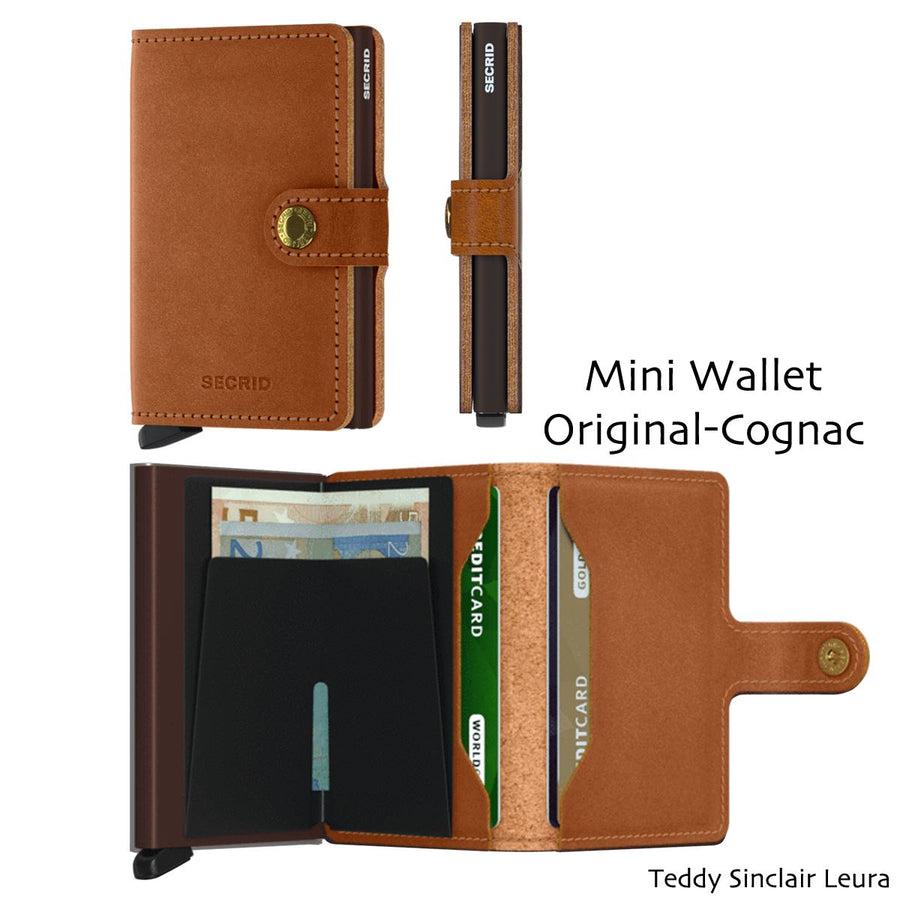 Secrid Miniwallet Original Wallet Design Mode International Original Cognac 