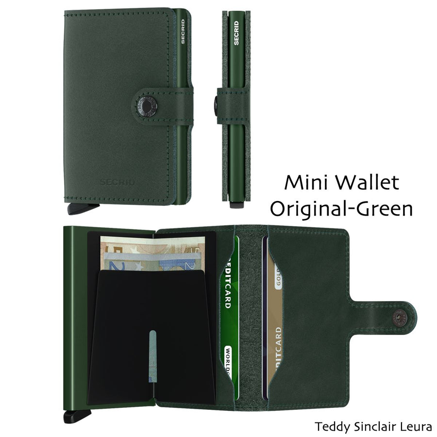Secrid Miniwallet Original Wallet Design Mode International Original Green 