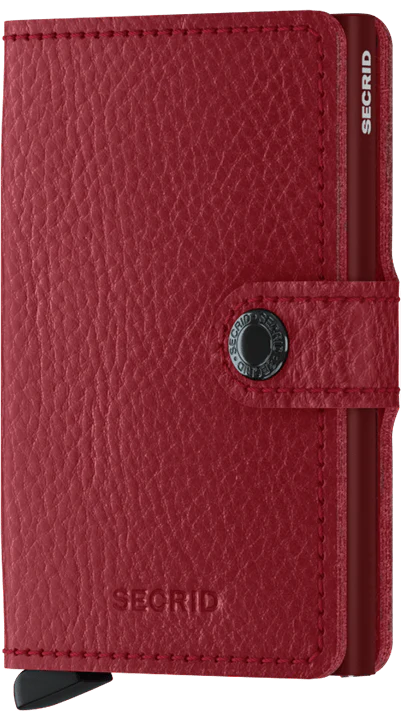 Secrid Miniwallet Veg Tanned Wallet Design Mode International Rosso-Bordeaux 