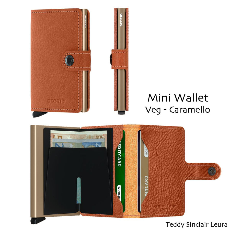 Secrid Miniwallet Veg Wallet Design Mode International Caramello-Sand 