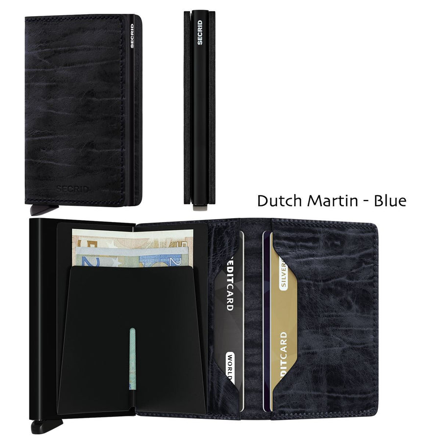 Secrid Slimwallet Dutch Martin Wallet Design Mode International Dutch Martin Night Blue 