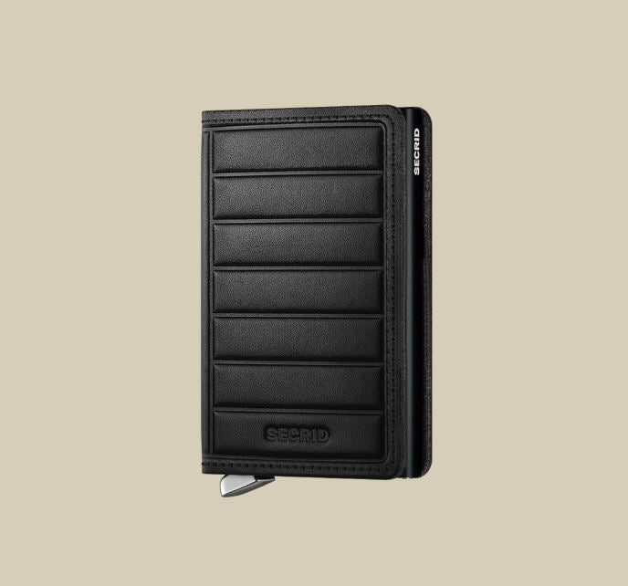 Secrid Slimwallet - Emboss Lines Wallet Design Mode International Black 