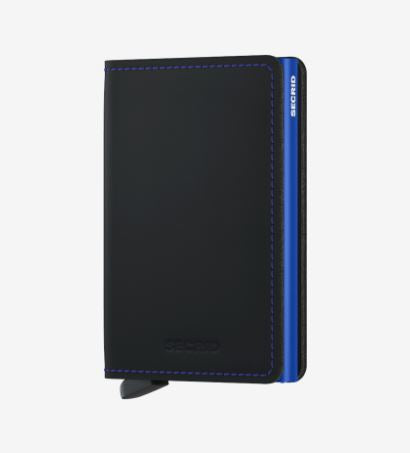 Secrid Slimwallet Matte Wallet Design Mode International Black-Blue 