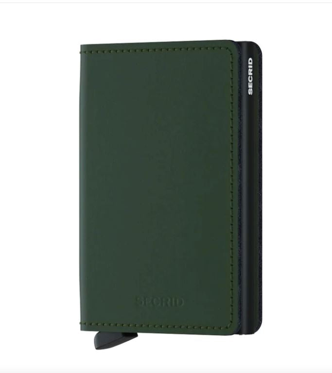 Secrid Slimwallet Matte Wallet Design Mode International Green-Black 